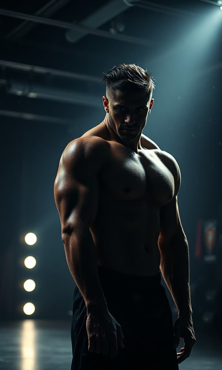Body Builder saved generated image